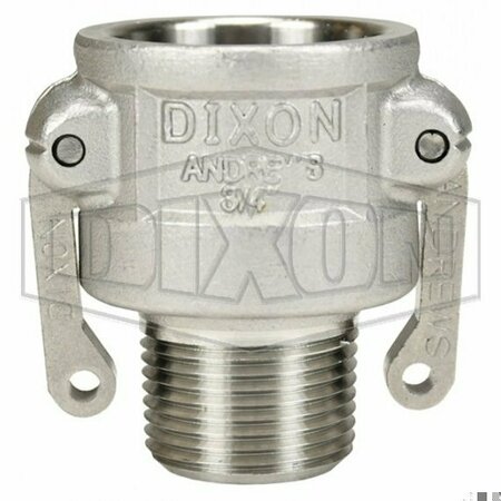 DIXON 3/4 in 316SS FEM COUPLER x MALE NPT 75-B-SS